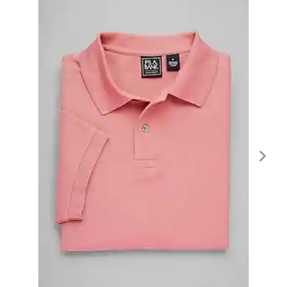 NWOT Jos.A.Bank Pink Polo
